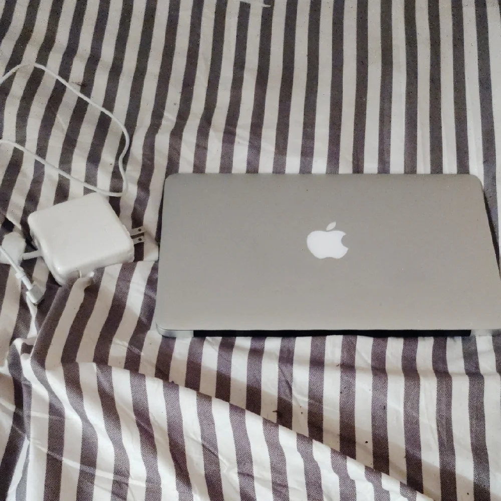 Apple Laptop in Classic Silver with Charger